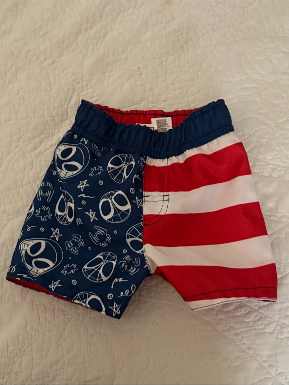 Spidey  Red & Navy Swim Shorts Spider-Man